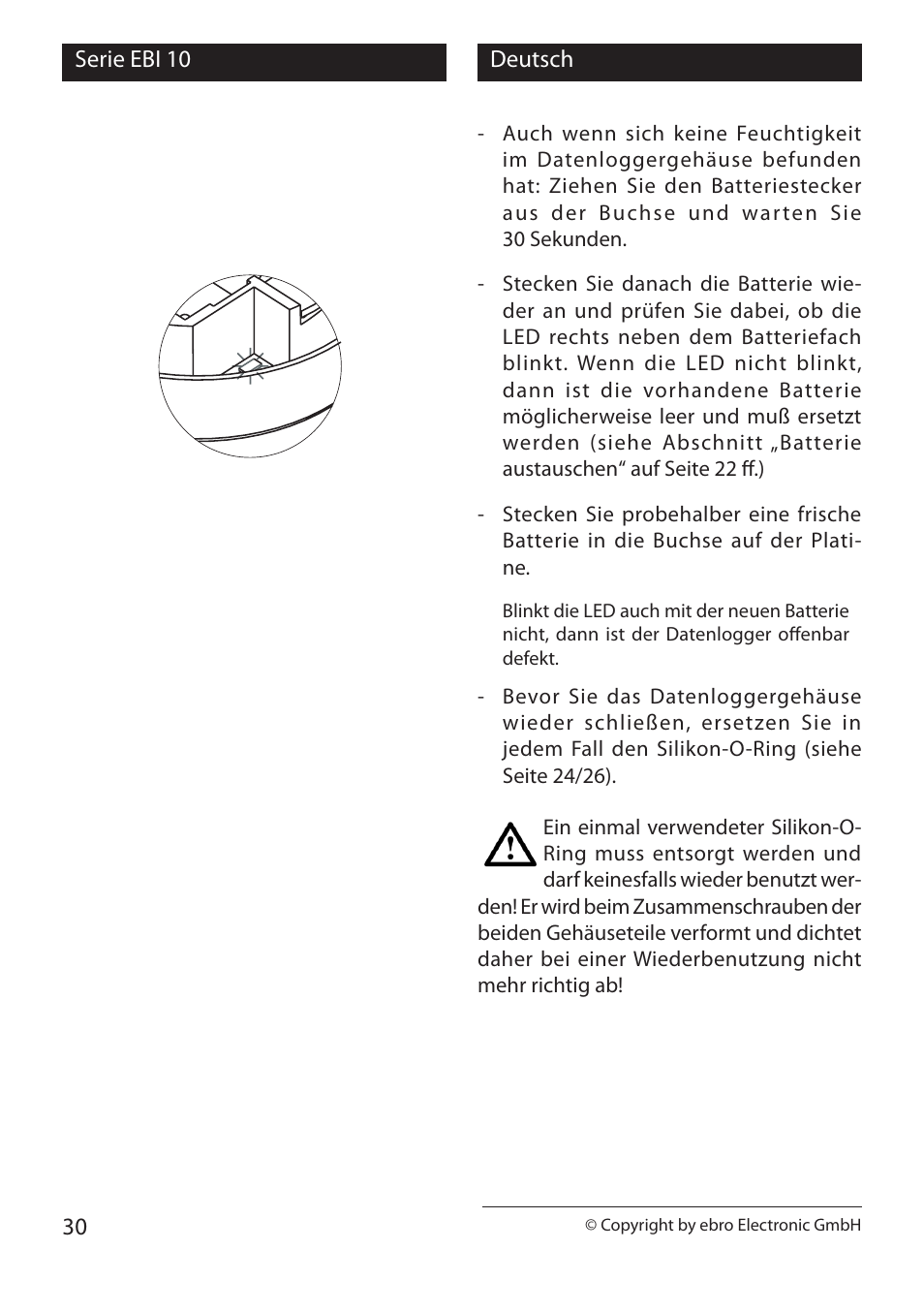 Xylem EBI 10 Serie User Manual | Page 30 / 40