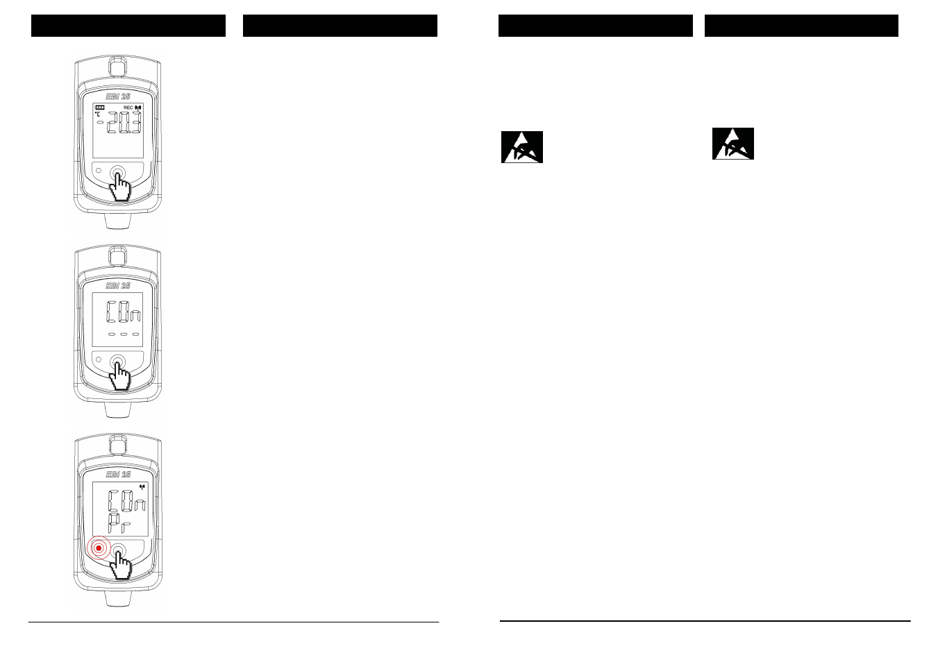 Battery replacement, Changer la pile | Xylem EBI 25 User Manual | Page 14 / 18