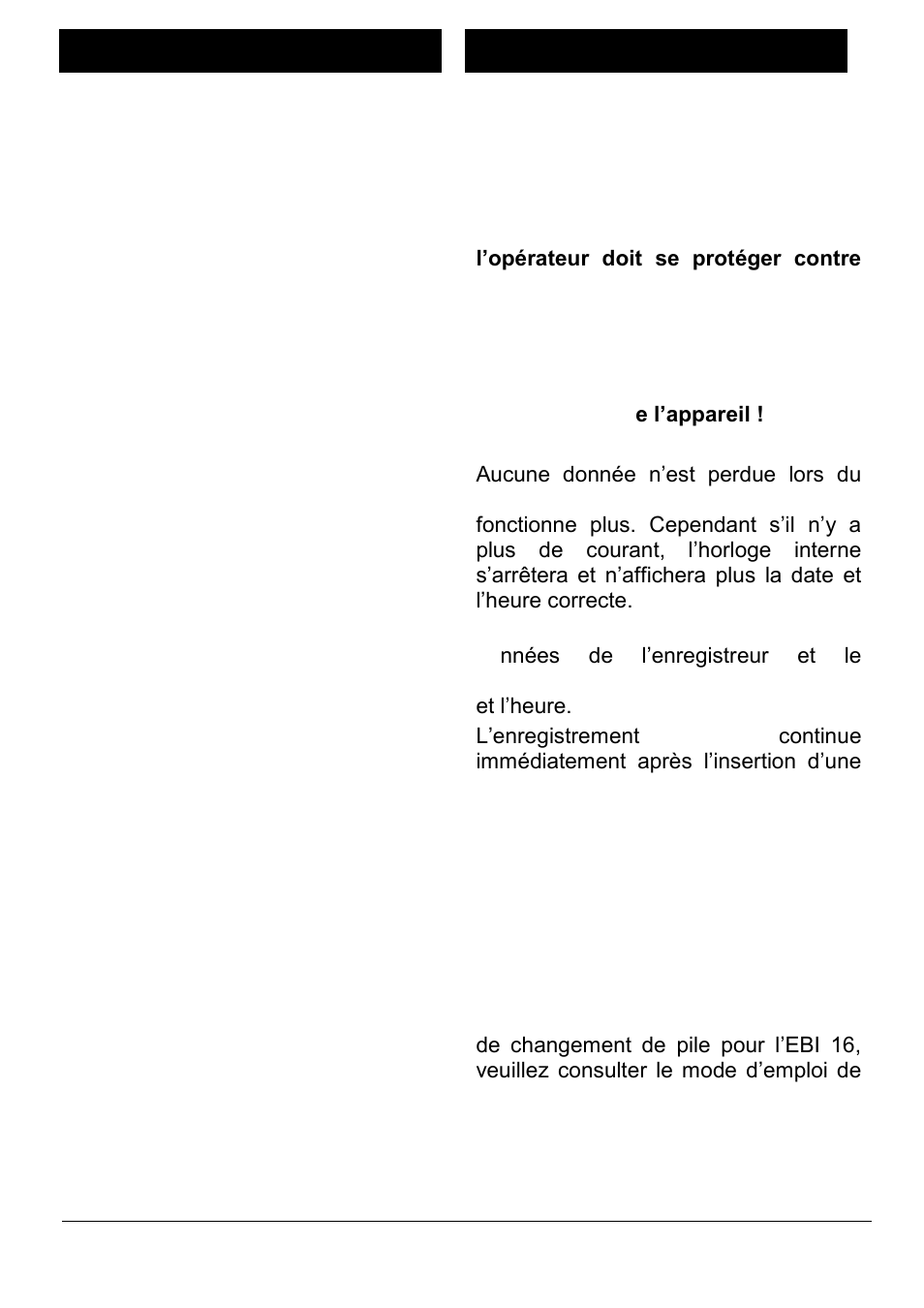 Replacing the battery, By using the software, Remplacement de la pile | En utilisant le logiciel | Xylem EBI 16 User Manual | Page 21 / 36