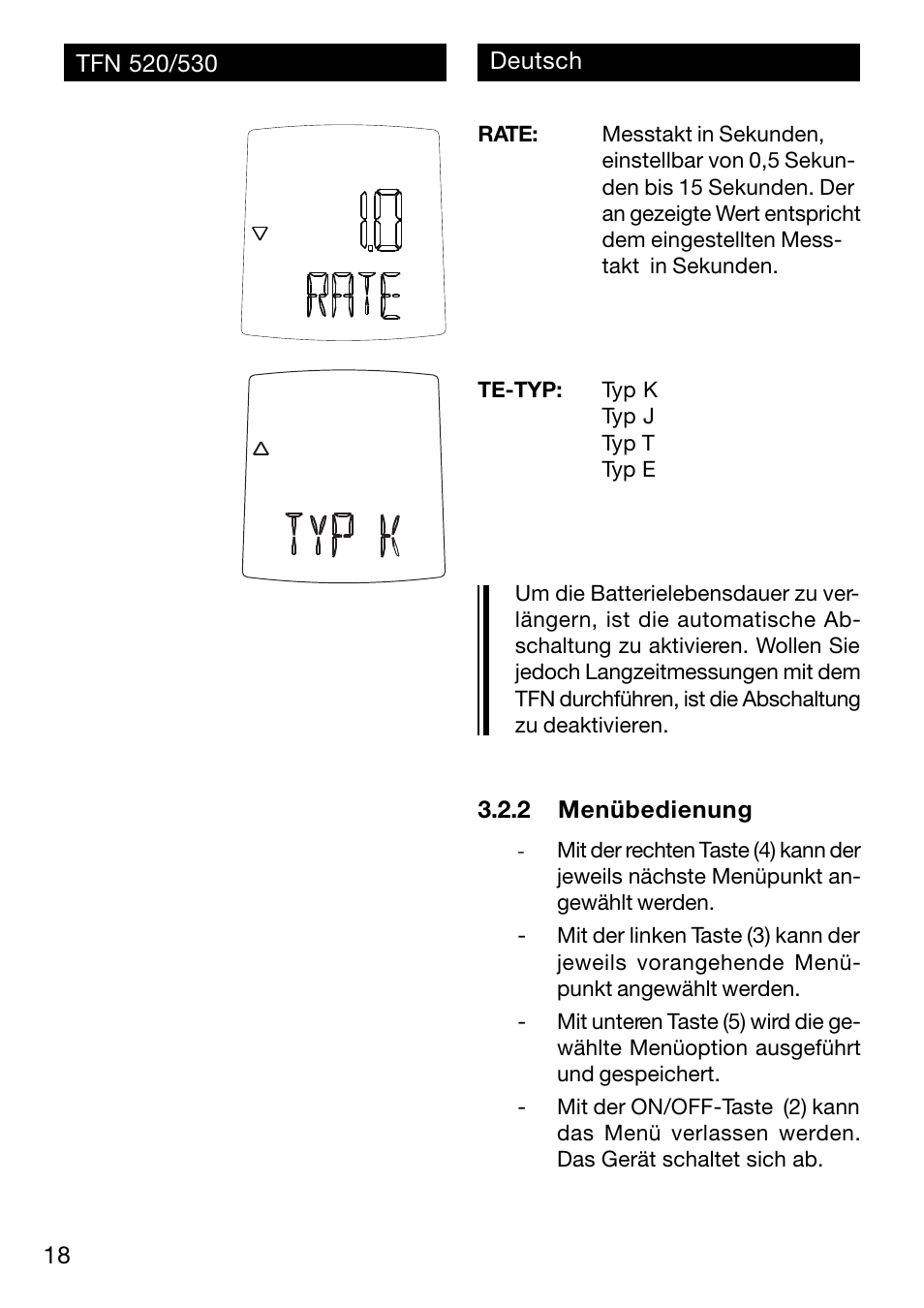Xylem TFN 520/530 User Manual | Page 18 / 40
