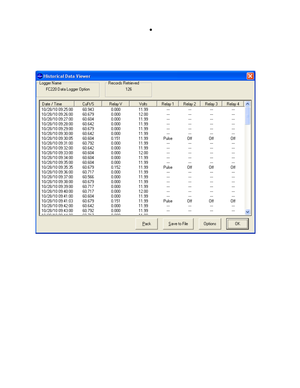 Xylem FC220 Data Logger Option User Manual | Page 7 / 10