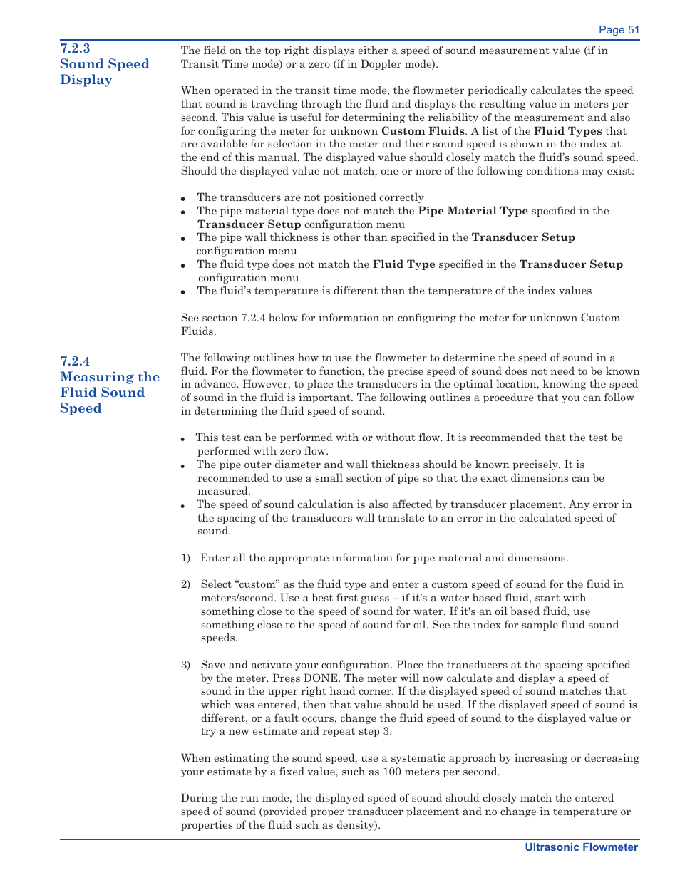 Xylem FM500 ULTRASONIC FLOW METERS User Manual | Page 51 / 74