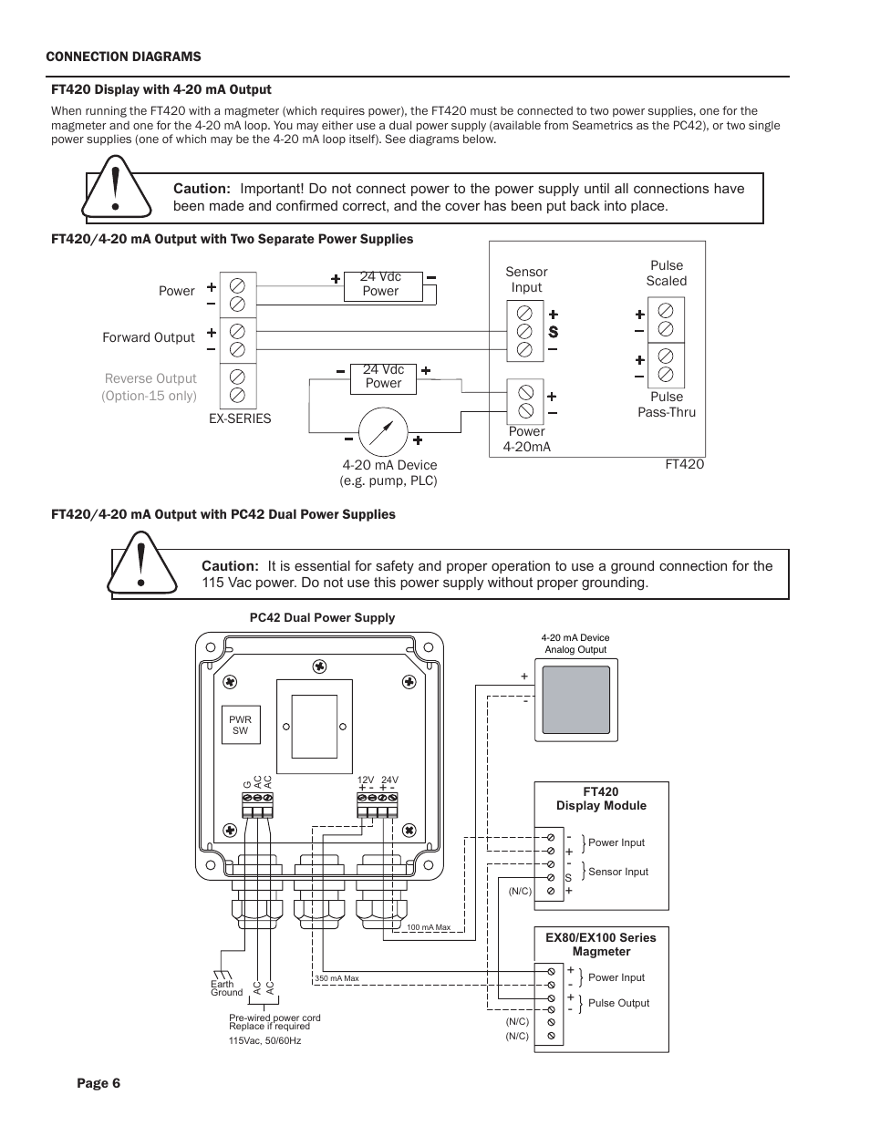 Xylem FT420 RATE/TOTAL INDICATOR User Manual | Page 8 / 12