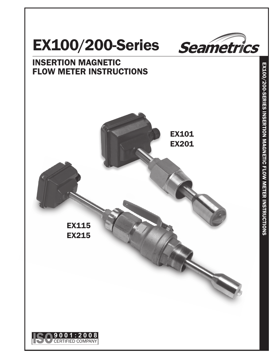 Xylem EX100/200-Series ELECTROMAGNETIC FLOW SENSORS User Manual | 16 pages