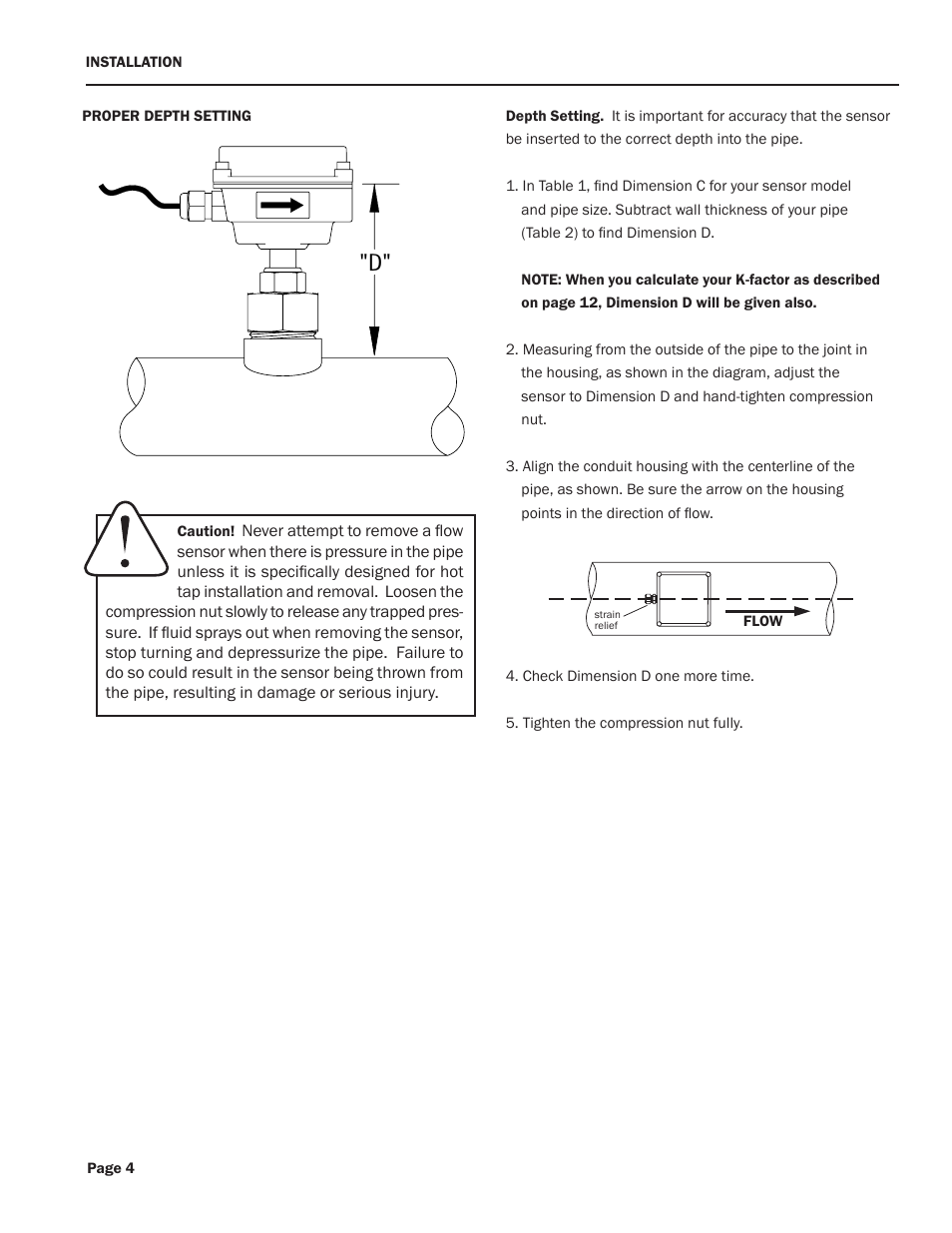 Xylem EX100/200-Series ELECTROMAGNETIC FLOW SENSORS User Manual | Page 6 / 16