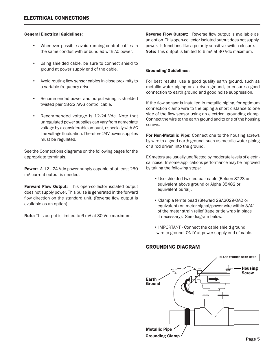 Xylem EX80-Series INSERTION MAGMETERS User Manual | Page 7 / 12