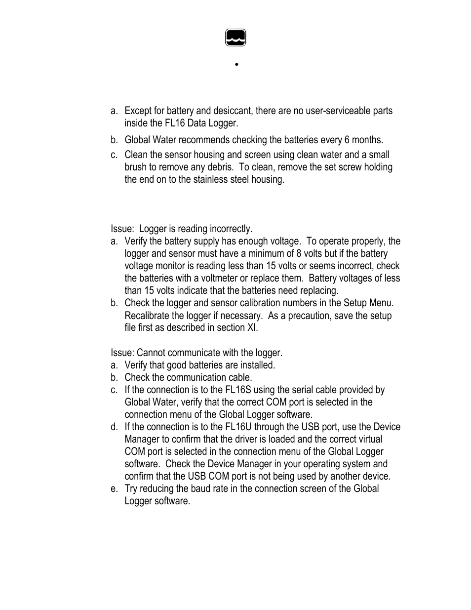 Xylem FL16 WATER FLOW LOGGERS User Manual | Page 35 / 37