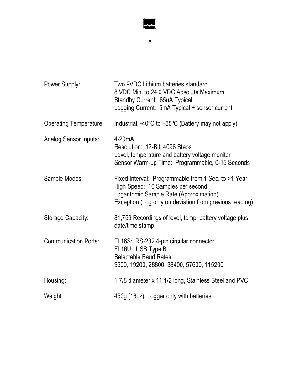 Xylem FL16 WATER FLOW LOGGERS User Manual | Page 4 / 37