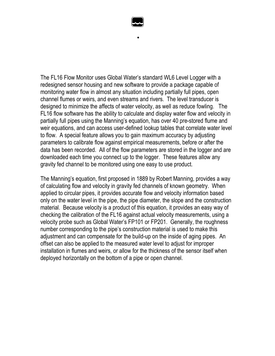 Xylem FL16 WATER FLOW LOGGERS User Manual | Page 6 / 37