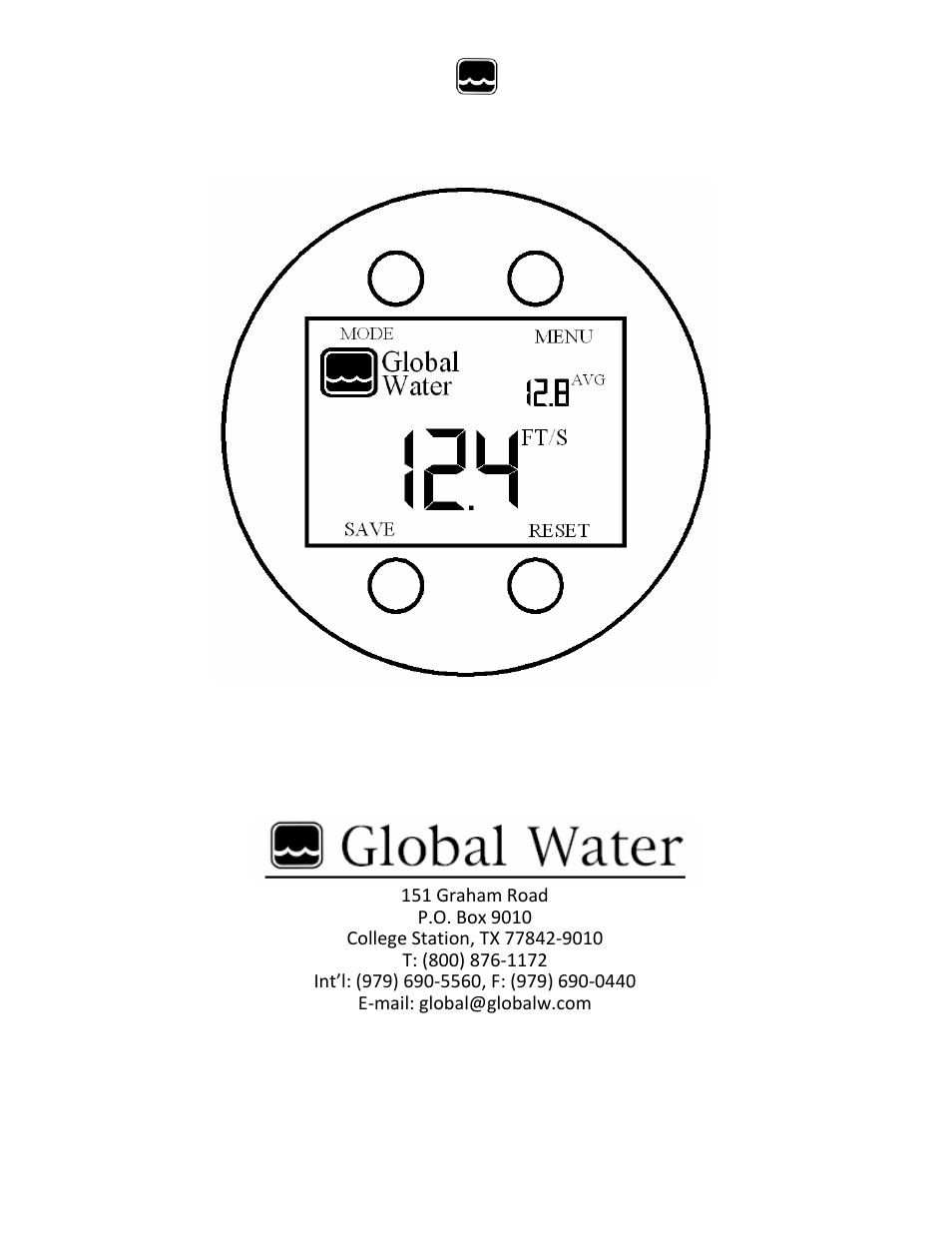 Xylem FP111, FP211, & FP311 GLOBAL WATER FLOW PROBE Users Manual User Manual | 19 pages