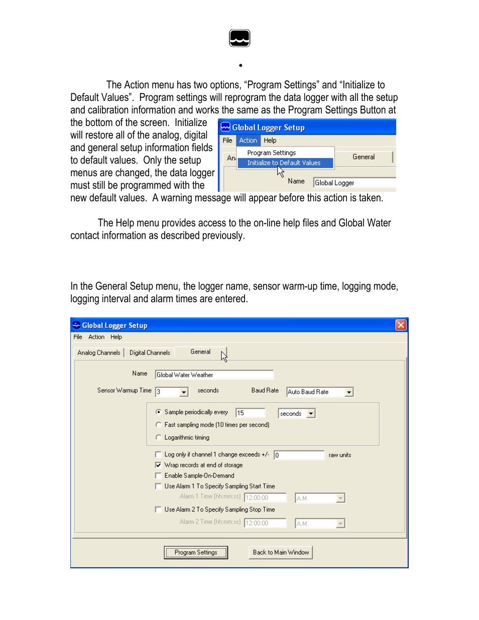 Xylem GL500 MULTICHANNEL DATA LOGGER User Manual | Page 19 / 32