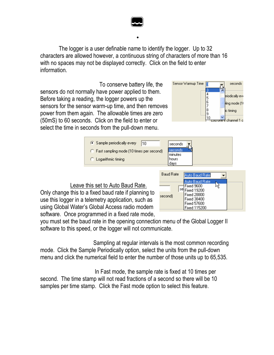 Xylem GL500 MULTICHANNEL DATA LOGGER User Manual | Page 20 / 32