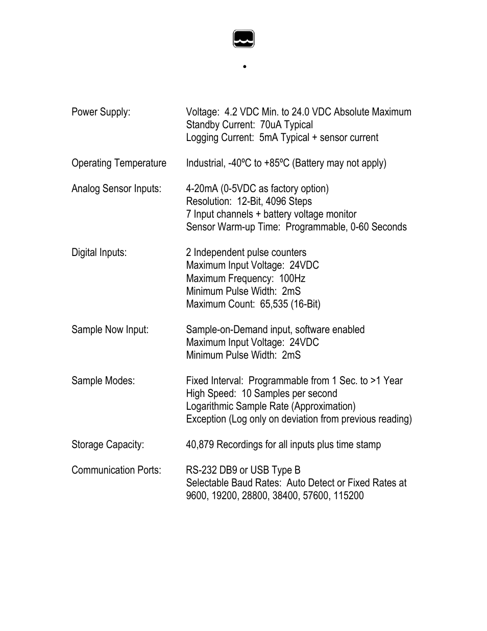 Xylem GL500 MULTICHANNEL DATA LOGGER User Manual | Page 4 / 32