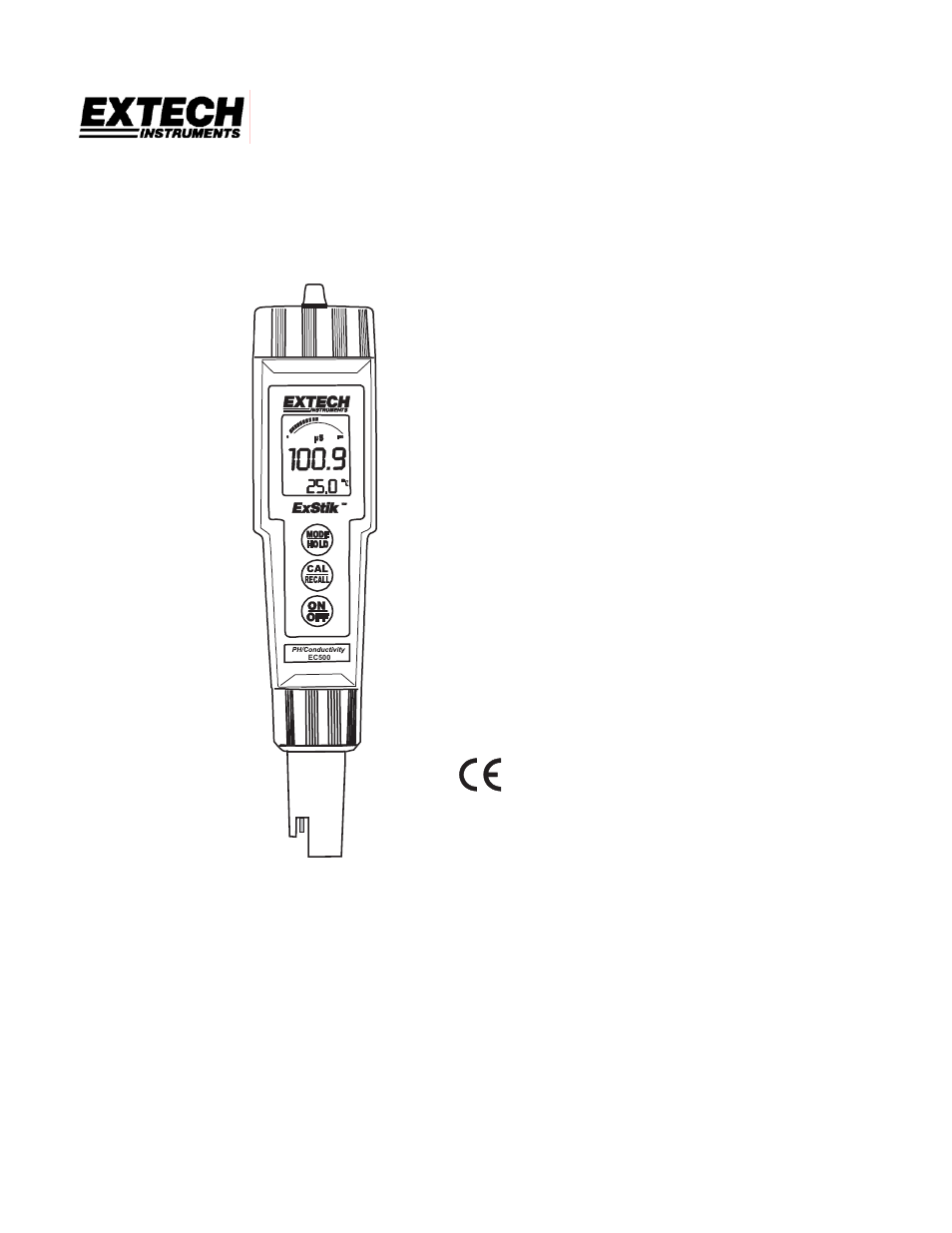 Xylem EC510 PORTABLE CONDUCTIVITY METER KIT User Manual | 13 pages