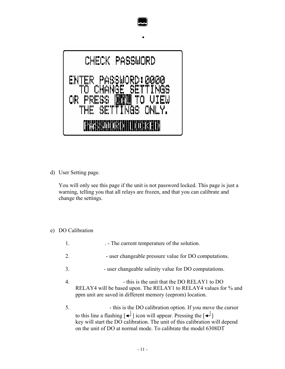 Global water | Xylem 6308DT INDUSTRIAL DISSOLVED OXYGEN TRANSMITTERS User Manual | Page 11 / 21