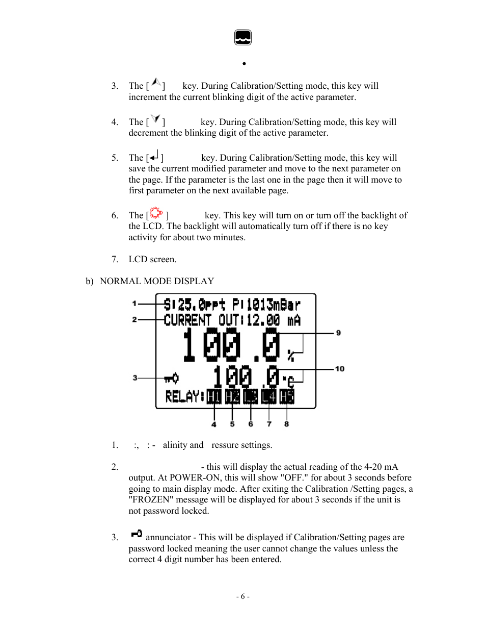 Xylem 6308DT INDUSTRIAL DISSOLVED OXYGEN TRANSMITTERS User Manual | Page 6 / 21