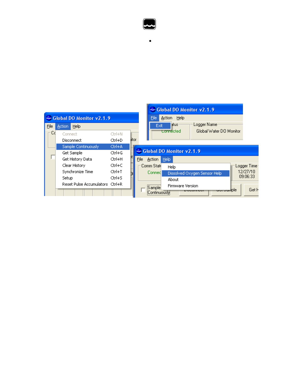 Xylem WQ-FDO Sensor and GL500-7-2 Data Logger User Manual | Page 12 / 34