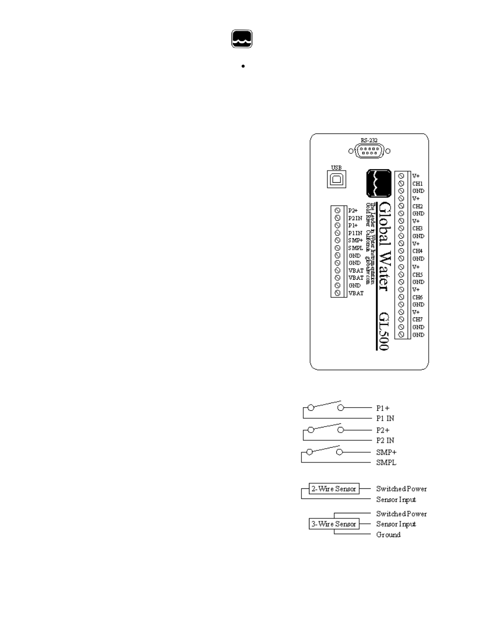 Xv. connections | Xylem WQ-FDO Sensor and GL500-7-2 Data Logger User Manual | Page 30 / 34