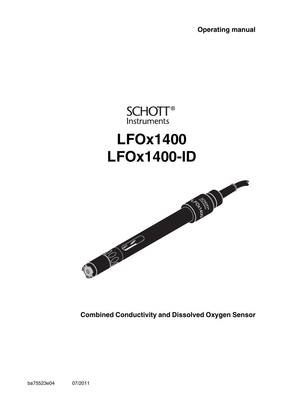 Xylem LFOx1400_LFOx1400-ID User Manual | 26 pages