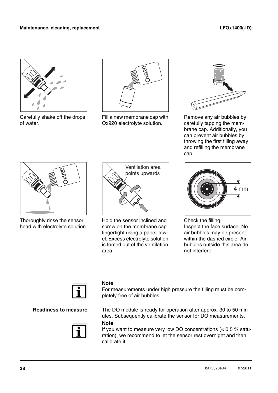 Xylem LFOx1400_LFOx1400-ID User Manual | Page 14 / 26