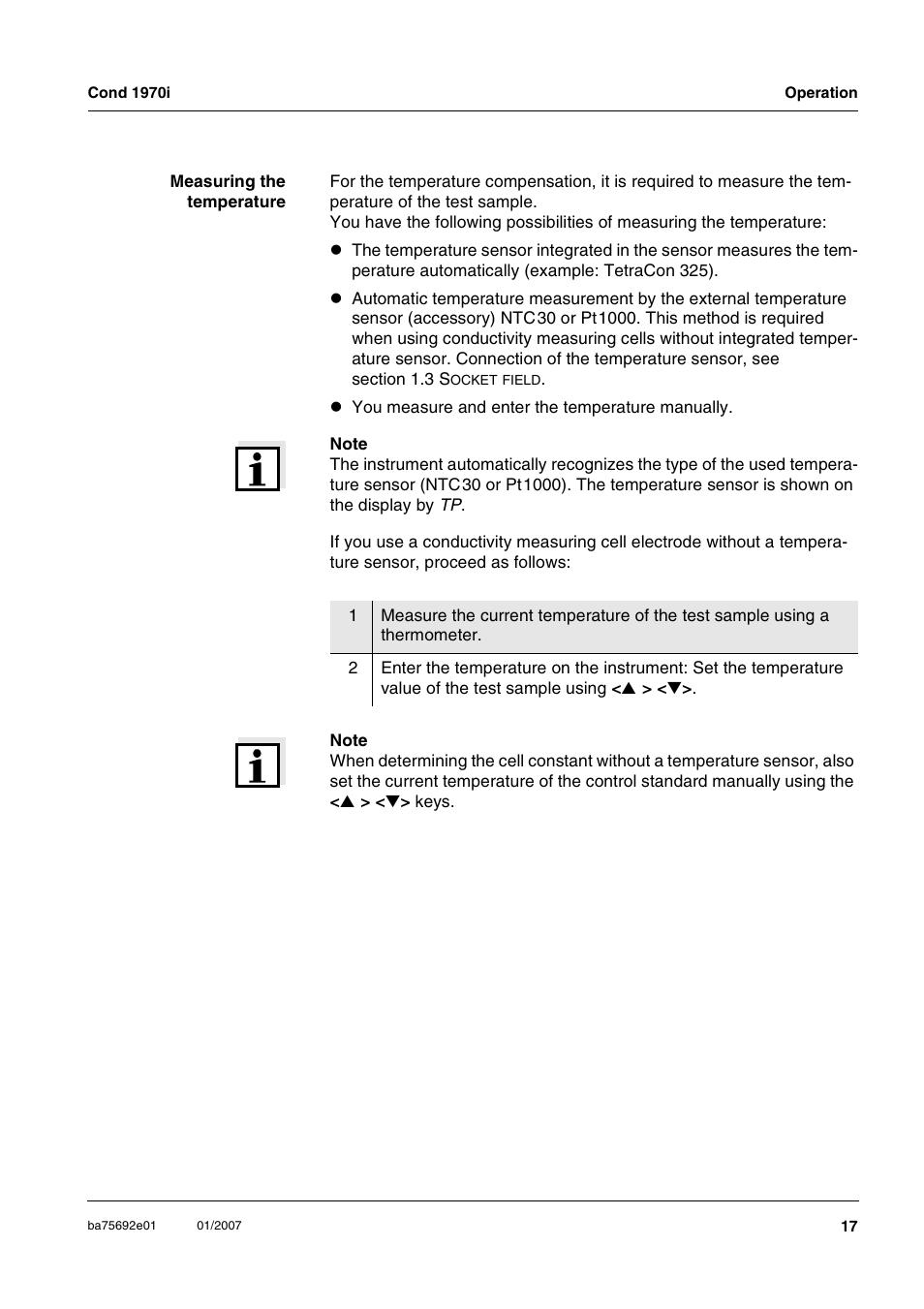 Xylem Cond 1970i User Manual | Page 17 / 67