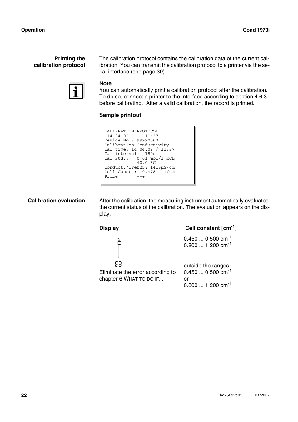 Xylem Cond 1970i User Manual | Page 22 / 67