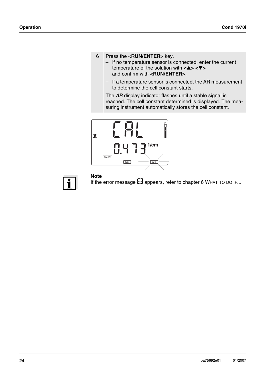 Lc a | Xylem Cond 1970i User Manual | Page 24 / 67