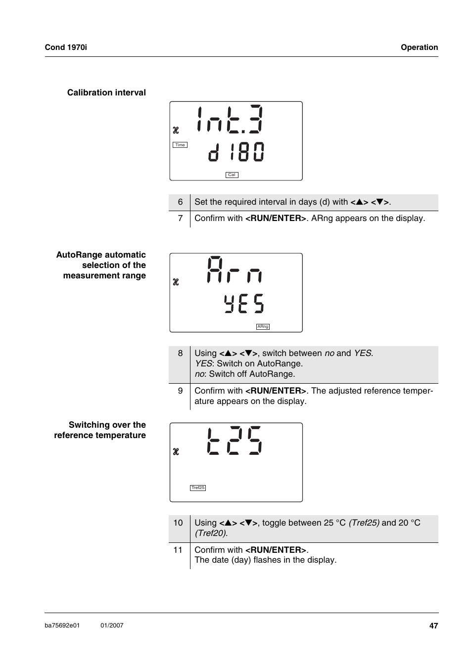 3n t, Na r, 5t 2 | Se y | Xylem Cond 1970i User Manual | Page 47 / 67