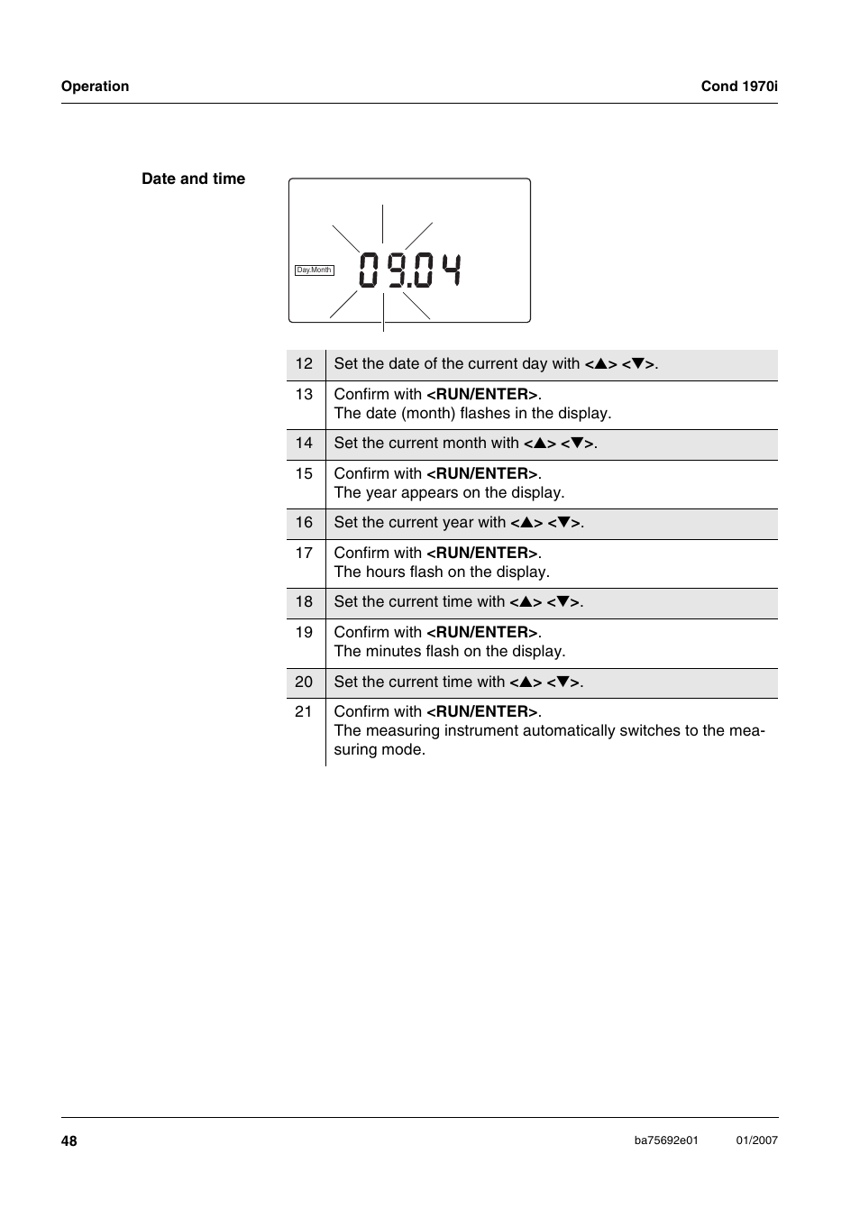 5t 2 | Xylem Cond 1970i User Manual | Page 48 / 67
