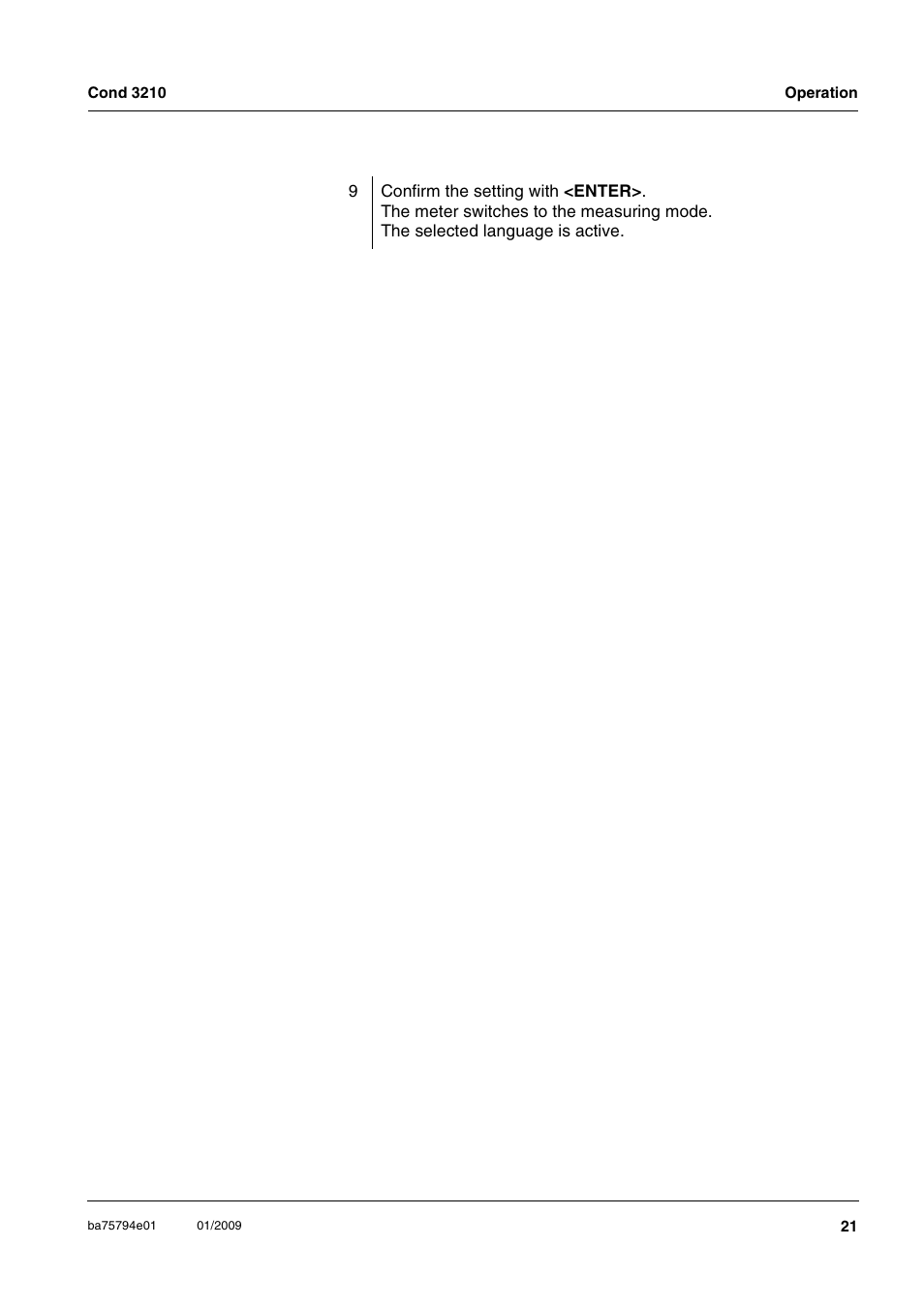 Xylem COND3210 HANDHELD CONDUCTIVITY METERS User Manual | Page 21 / 56