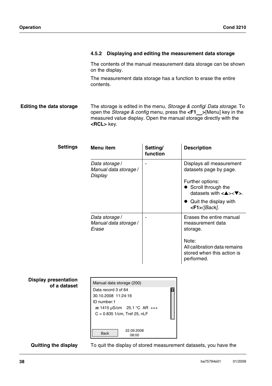 Xylem COND3210 HANDHELD CONDUCTIVITY METERS User Manual | Page 38 / 56