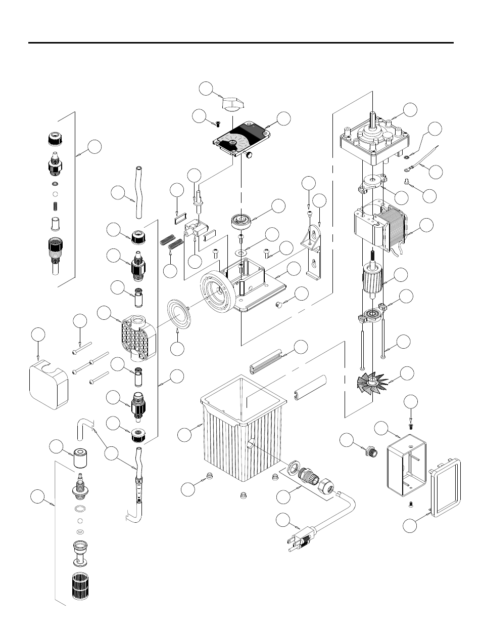 C-1500n, Replacement parts drawing page 10, Page 11 | Xylem C-1500N DIAPHRAGM PUMPS User Manual | Page 10 / 12