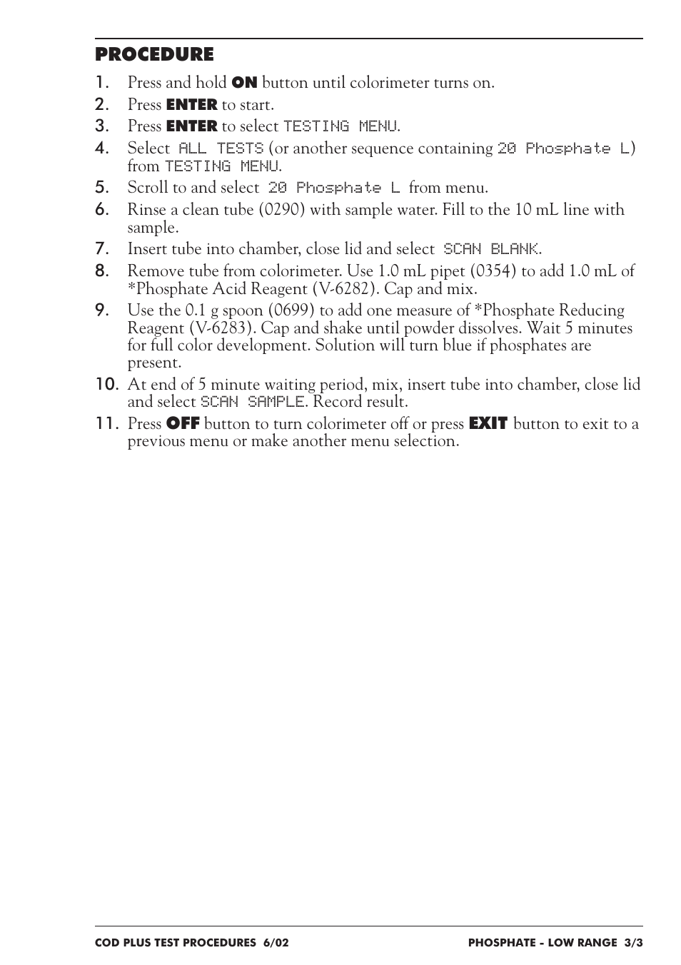 LaMotte COD Plus Colorimeter 1922-EX2 User Manual | Page 106 / 133