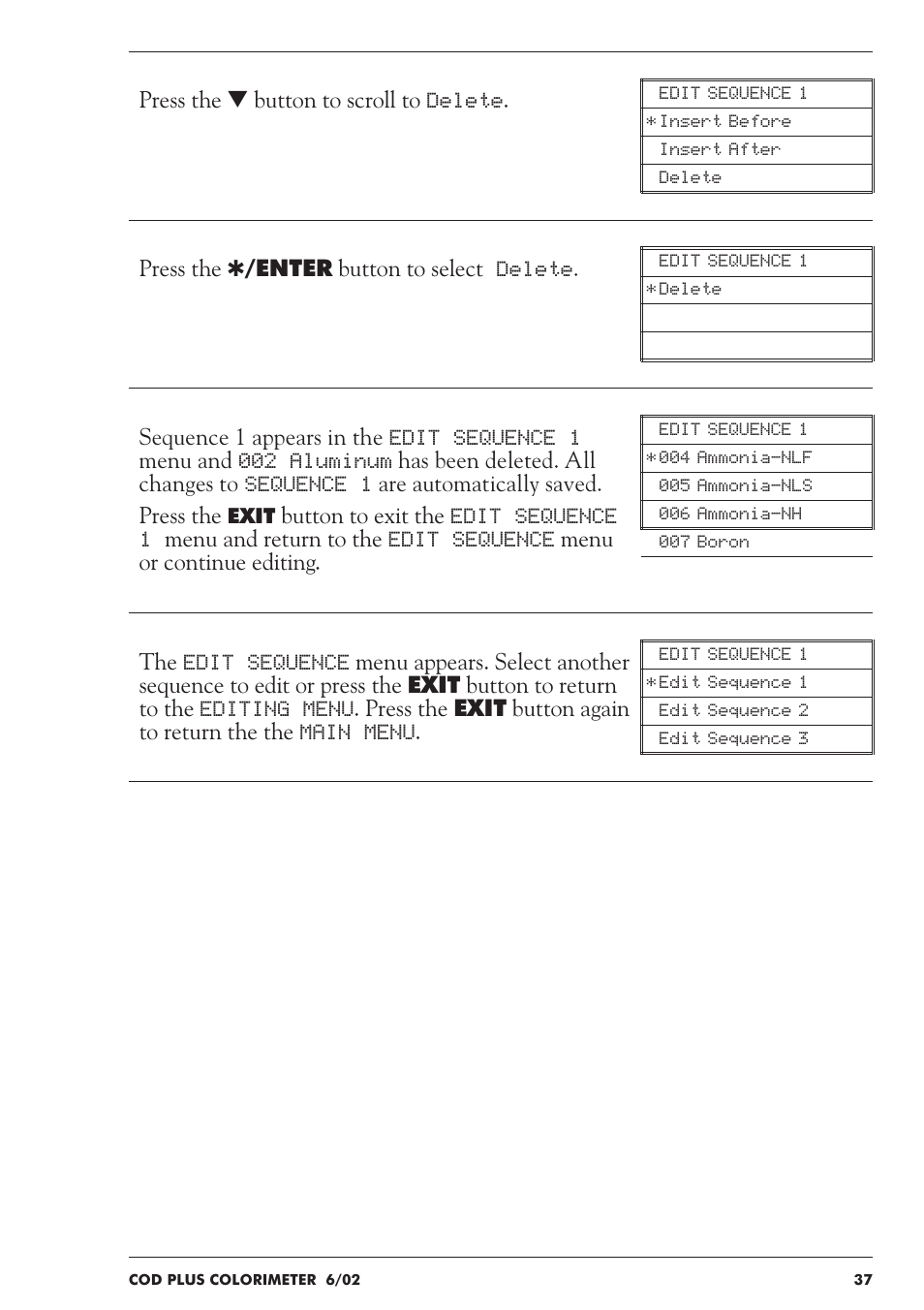 LaMotte COD Plus Colorimeter 1922-EX2 User Manual | Page 37 / 133