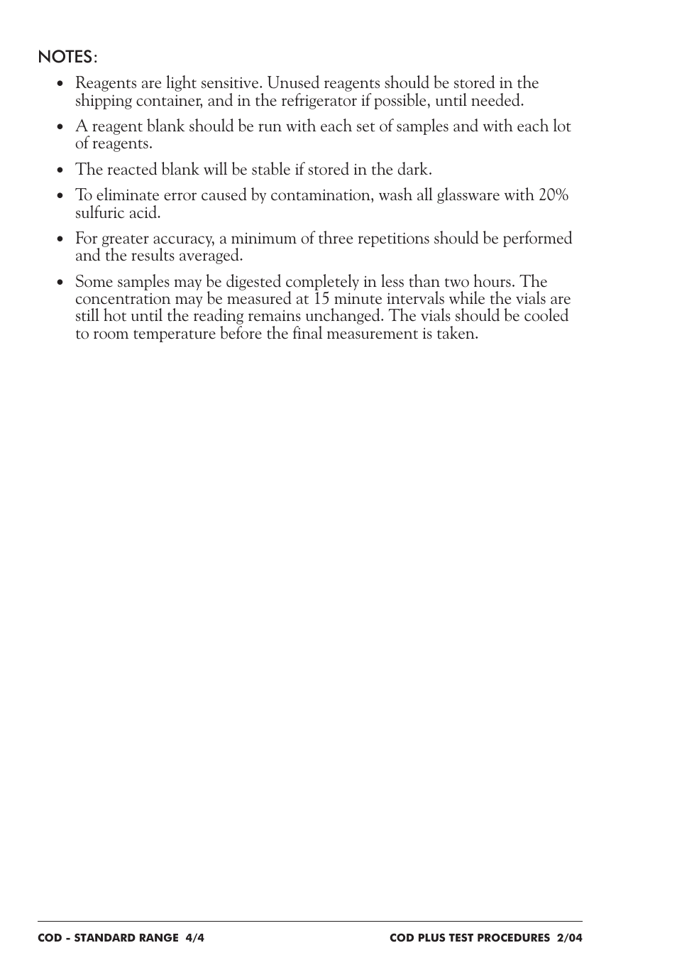 LaMotte COD Plus Colorimeter 1922-EX2 User Manual | Page 63 / 133