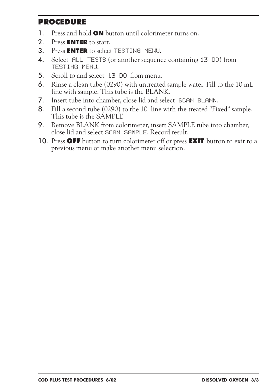 LaMotte COD Plus Colorimeter 1922-EX2 User Manual | Page 88 / 133