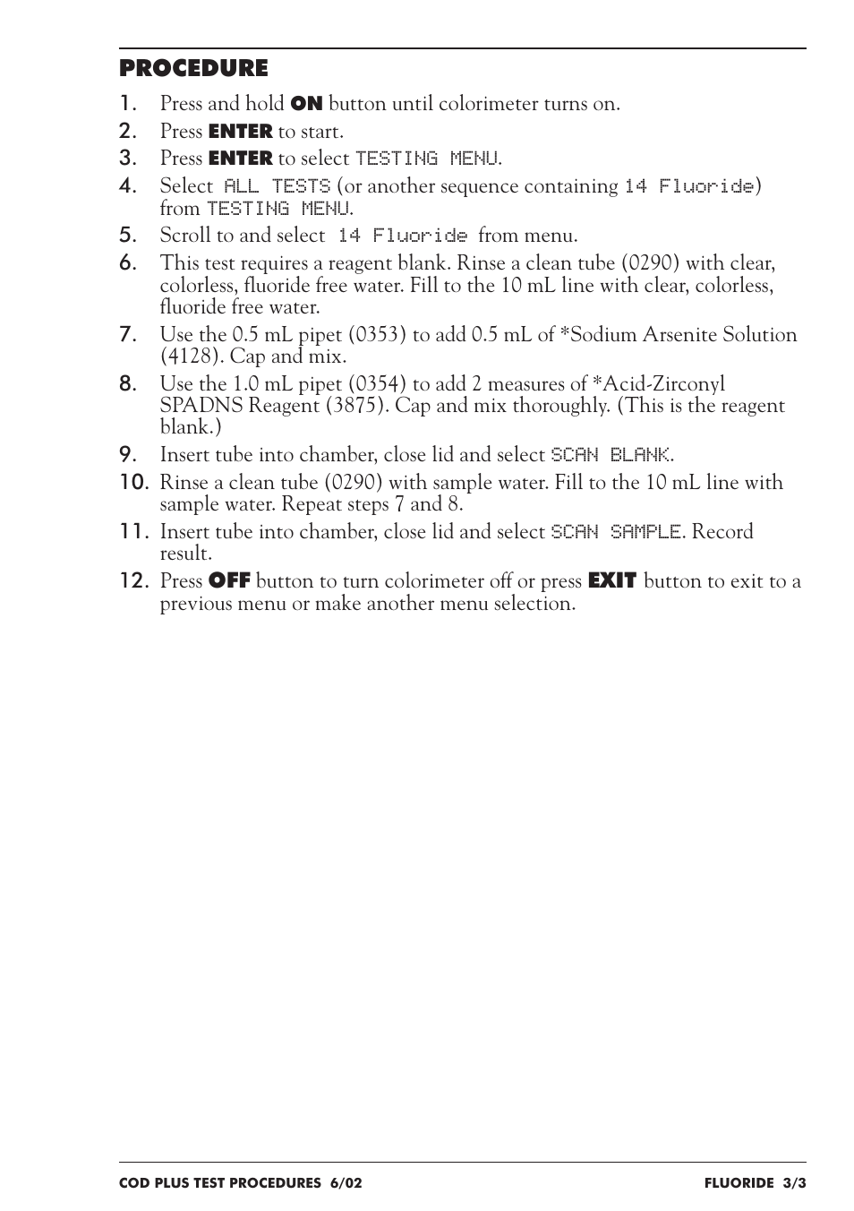 LaMotte COD Plus Colorimeter 1922-EX2 User Manual | Page 92 / 133