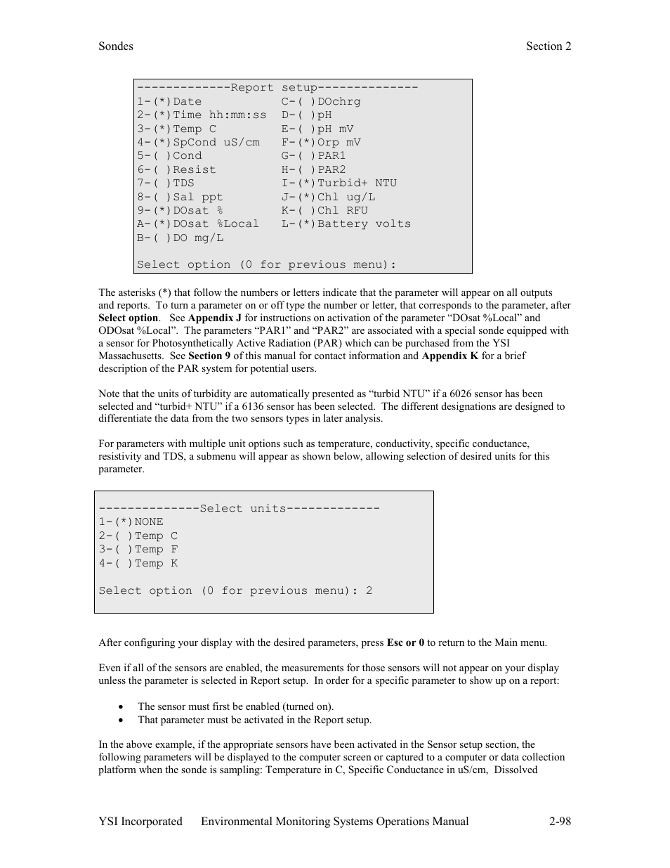 Xylem 6-Series Multiparameter User Manual | Page 104 / 377