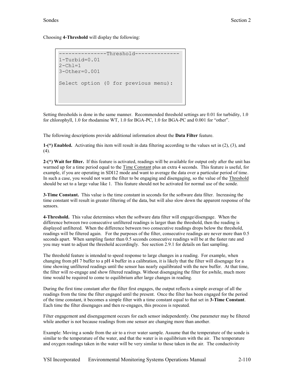 Xylem 6-Series Multiparameter User Manual | Page 116 / 377