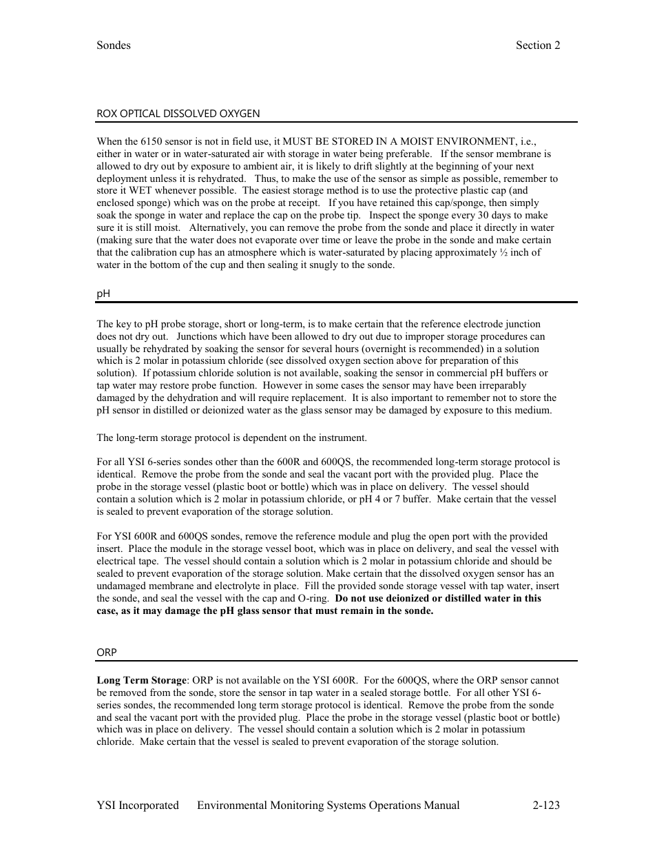 Xylem 6-Series Multiparameter User Manual | Page 129 / 377