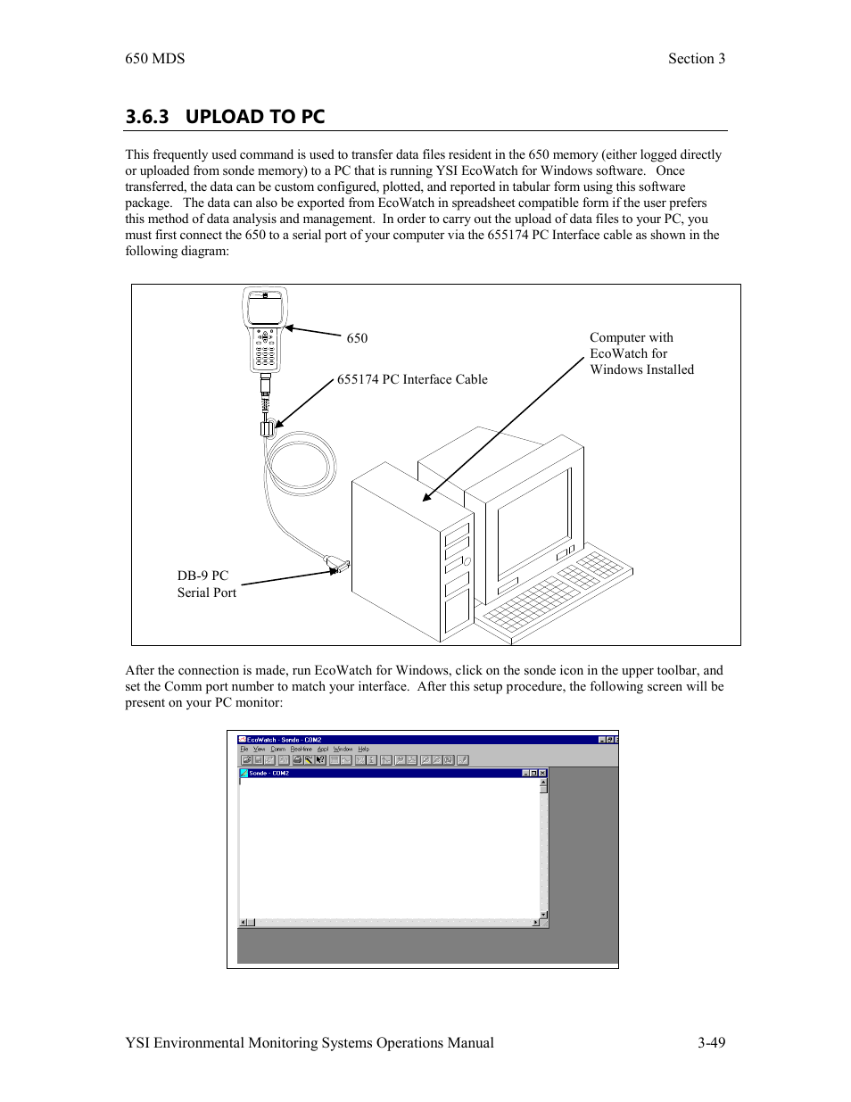 3 upload to pc | Xylem 6-Series Multiparameter User Manual | Page 179 / 377