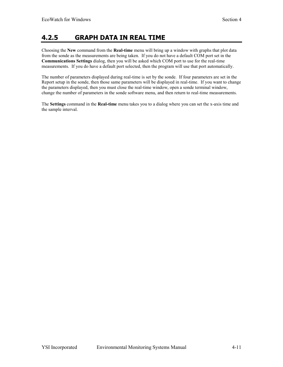 5 graph data in real time | Xylem 6-Series Multiparameter User Manual | Page 207 / 377