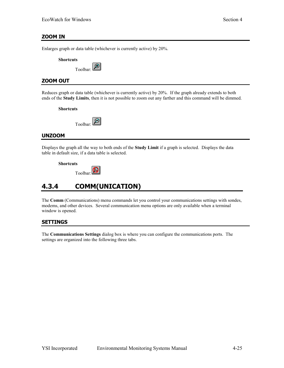 4 comm(unication) | Xylem 6-Series Multiparameter User Manual | Page 221 / 377