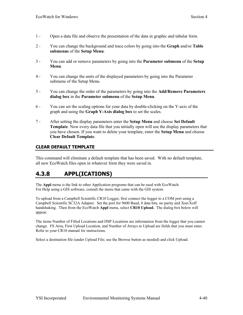8 appl(ications) | Xylem 6-Series Multiparameter User Manual | Page 236 / 377