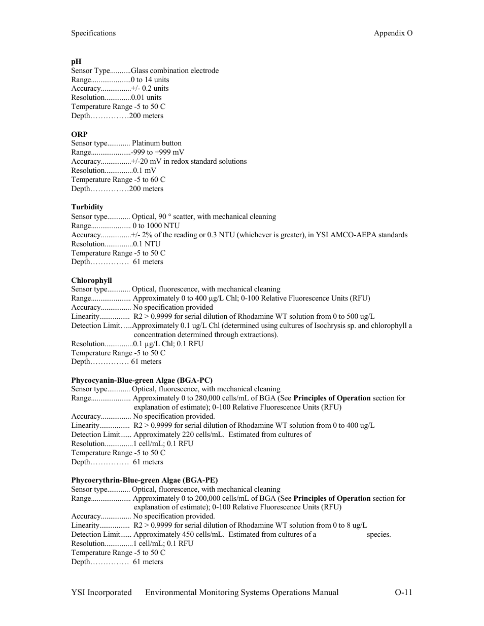 Xylem 6-Series Multiparameter User Manual | Page 374 / 377