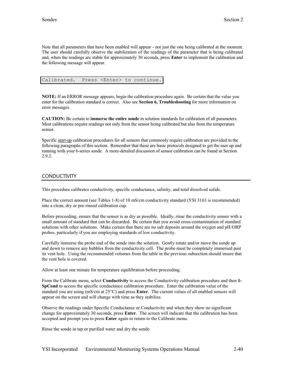 Xylem 6-Series Multiparameter User Manual | Page 46 / 377