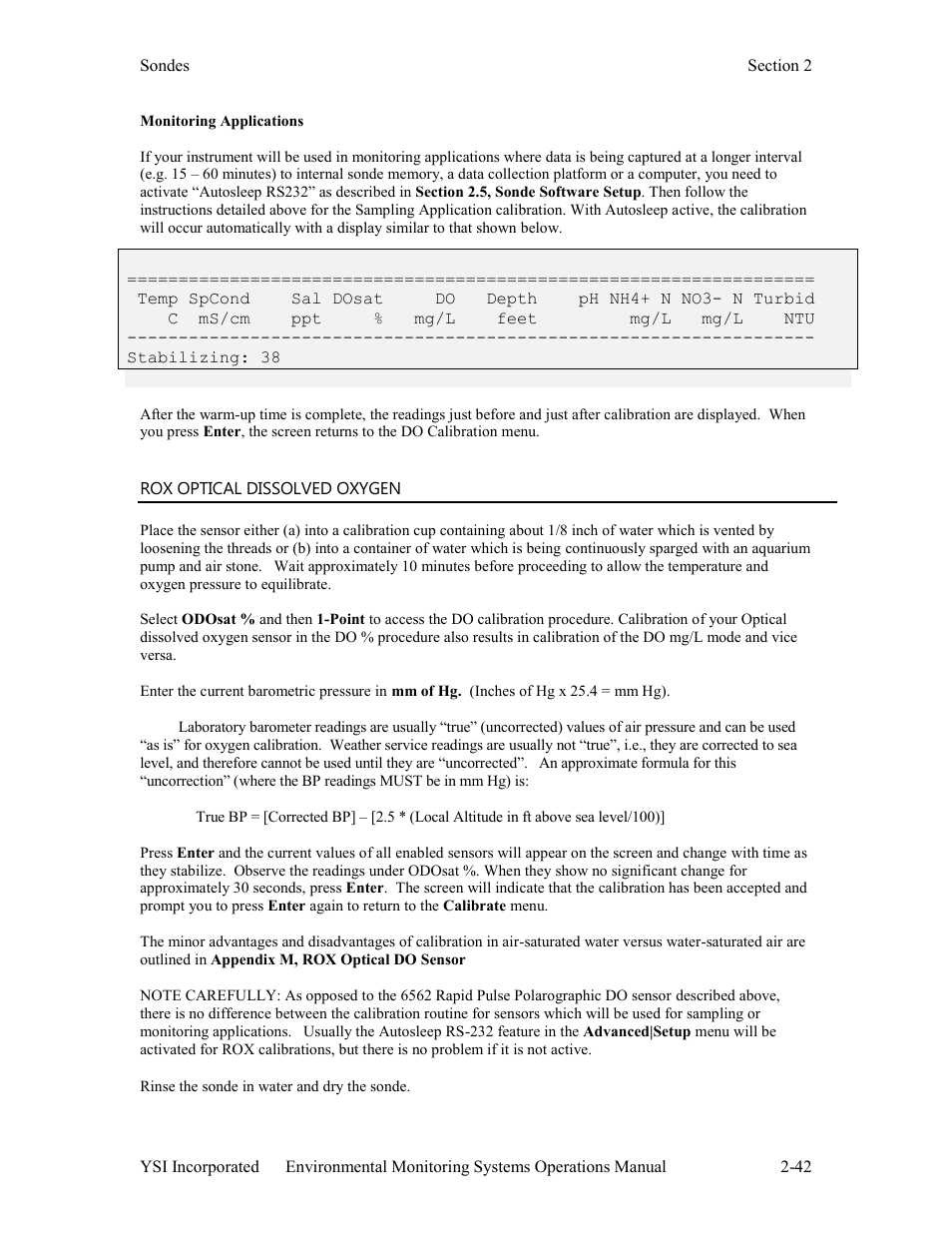 Xylem 6-Series Multiparameter User Manual | Page 48 / 377