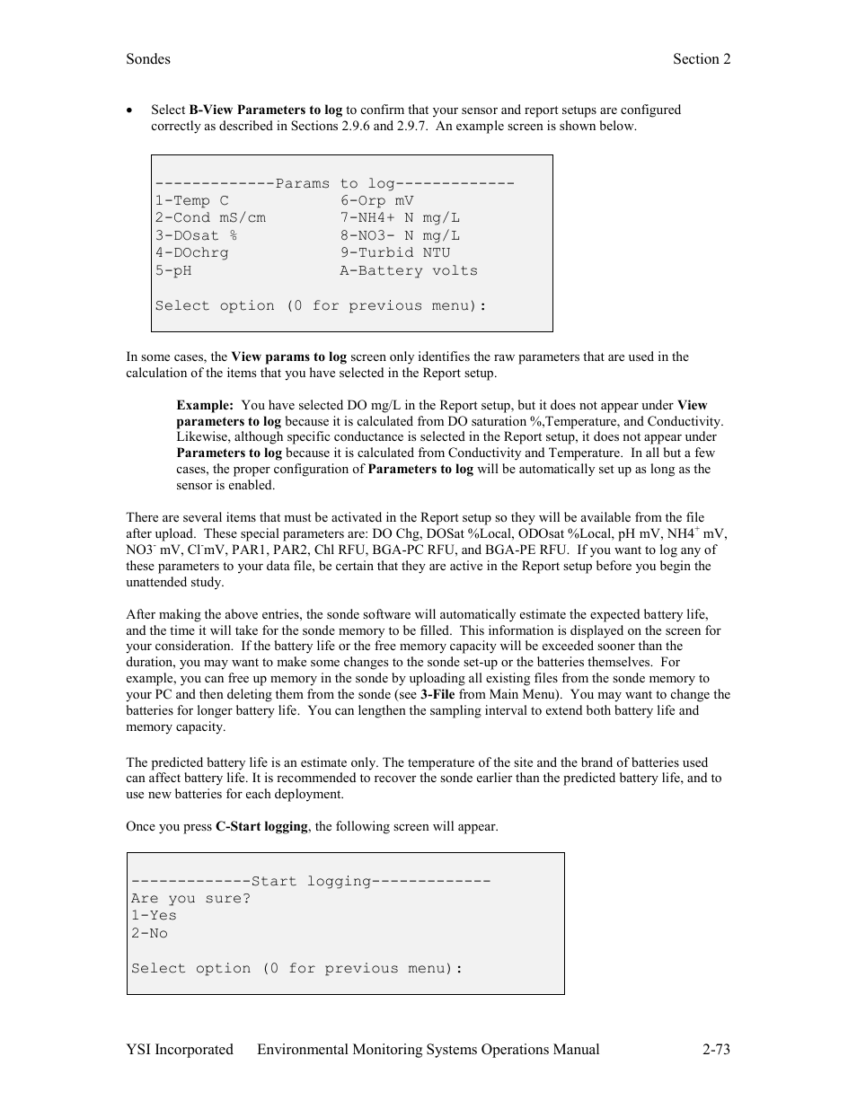 Xylem 6-Series Multiparameter User Manual | Page 79 / 377