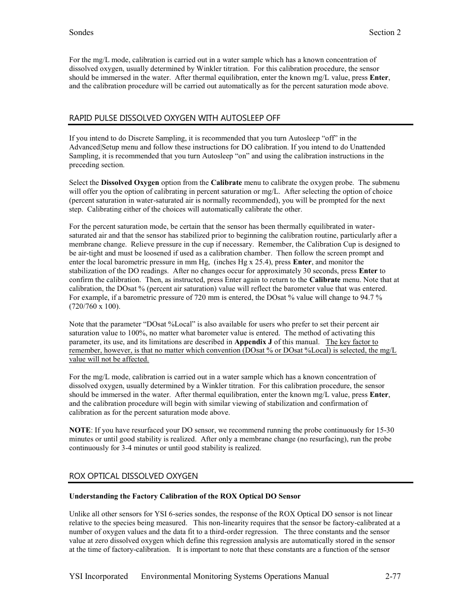 Xylem 6-Series Multiparameter User Manual | Page 83 / 377