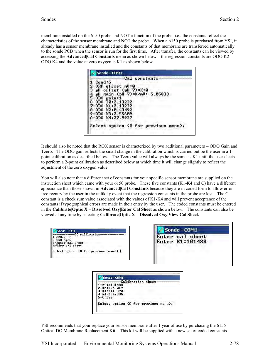 Xylem 6-Series Multiparameter User Manual | Page 84 / 377